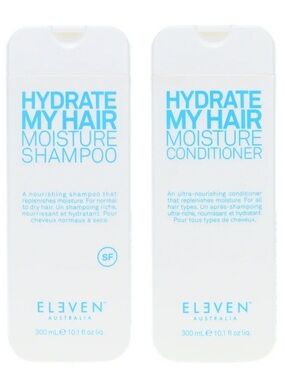 Eleven Australia Moisture Shampoo + Conditioner Duo | 300ml Each | New Sealed